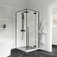 foshan supplier rectangular tempered glass shower enclosure