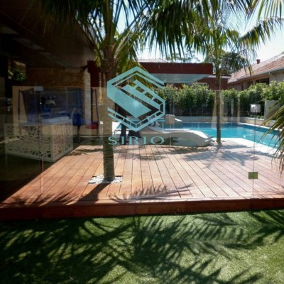 Laminated glass swimming pool fence tempered glass balustrade