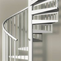 Fashion Design Hig Quality Stainless Steel Prefabricated Spiral Stairs